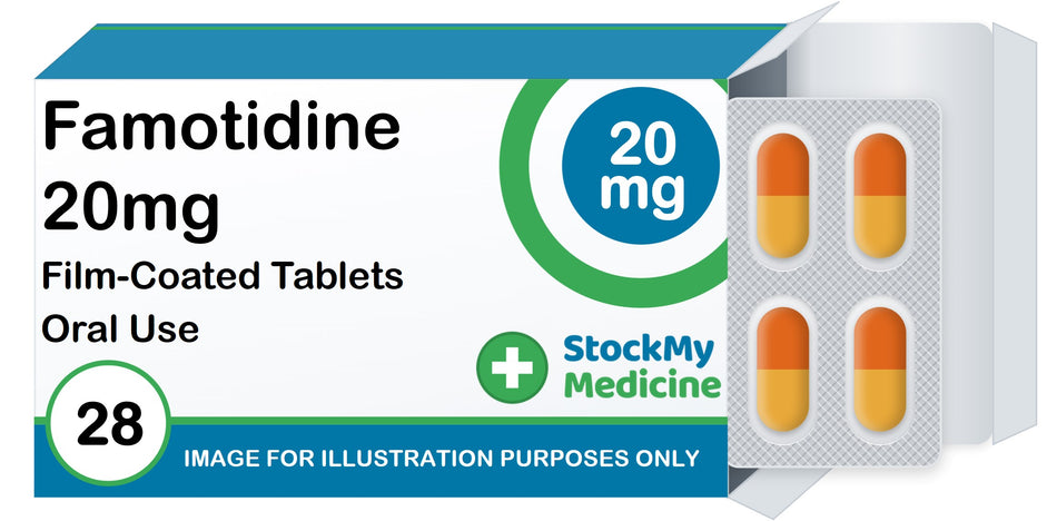 Famotidine 20mg - 28 Tablets