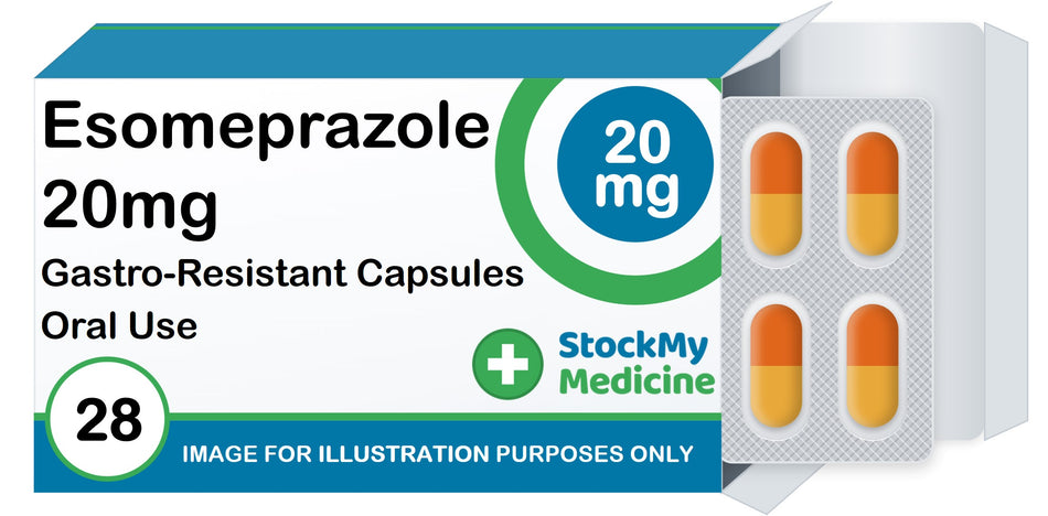 Esomeprazole 20mg - 28 Gastro-Resistant Capsules