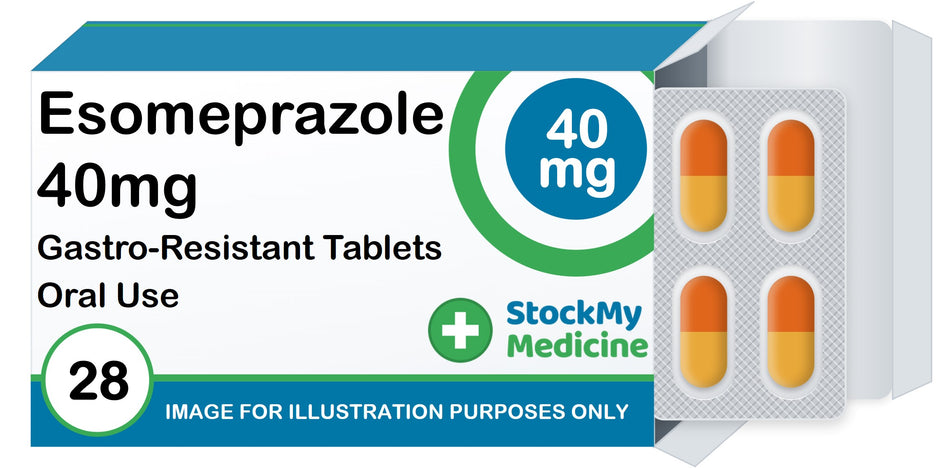 Esomeprazole 40mg - 28 Gastro-Resistant Tablets