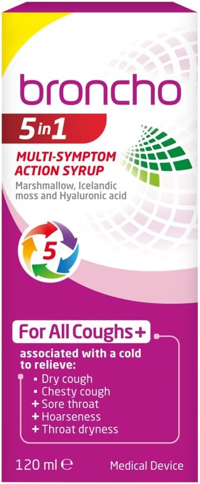 Broncho 5 in 1 Multi-Symptom Cough Syrup - 120ml