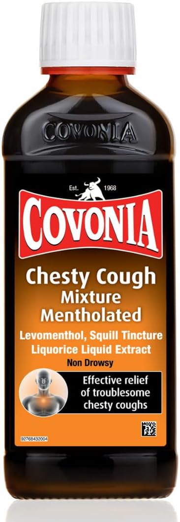 Covonia Chesty Cough Mixture Mentholated - 150ml
