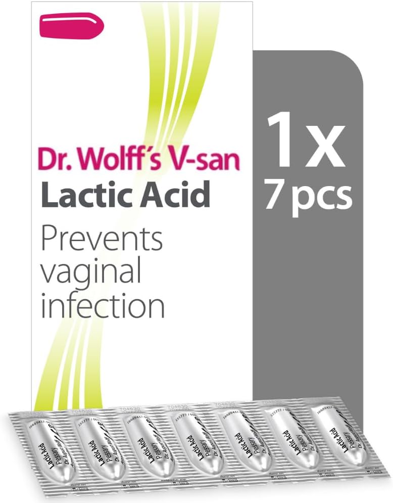 Dr. Wolff's V-San Lactic Acid Pessaries - 7 Pessaries