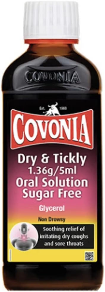 Covonia Dry & Tickly Cough Sugar Free Oral Solution - 150ml