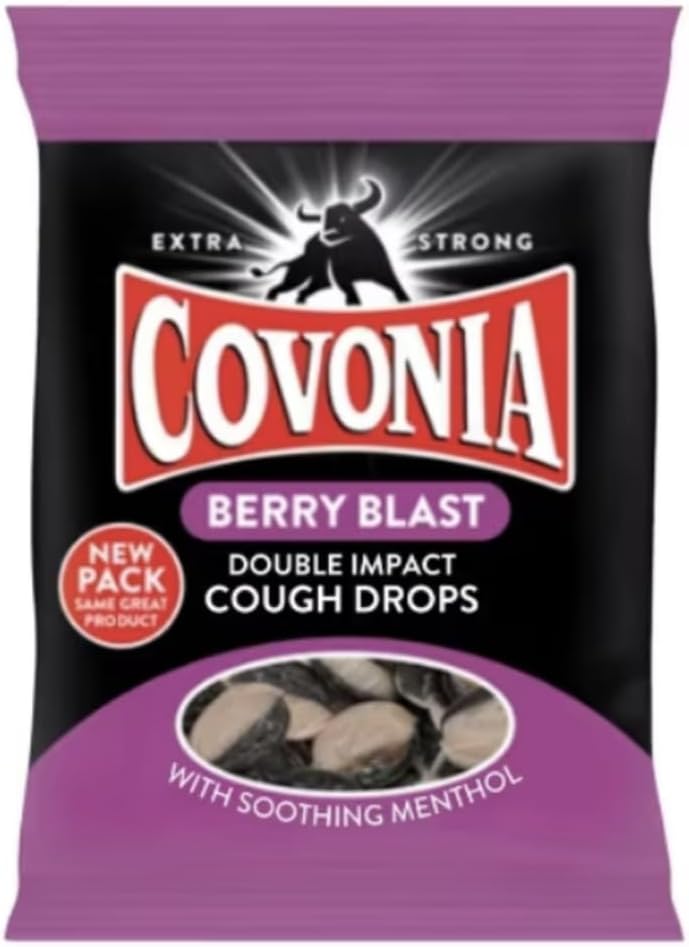 Covonia Berry Blast Double Impact Cough Drops - 51g
