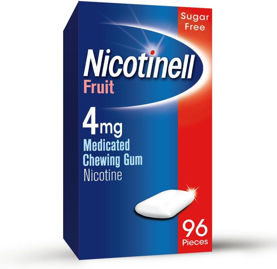 Nicotinell Gum 4mg Fruit - 96 Pieces