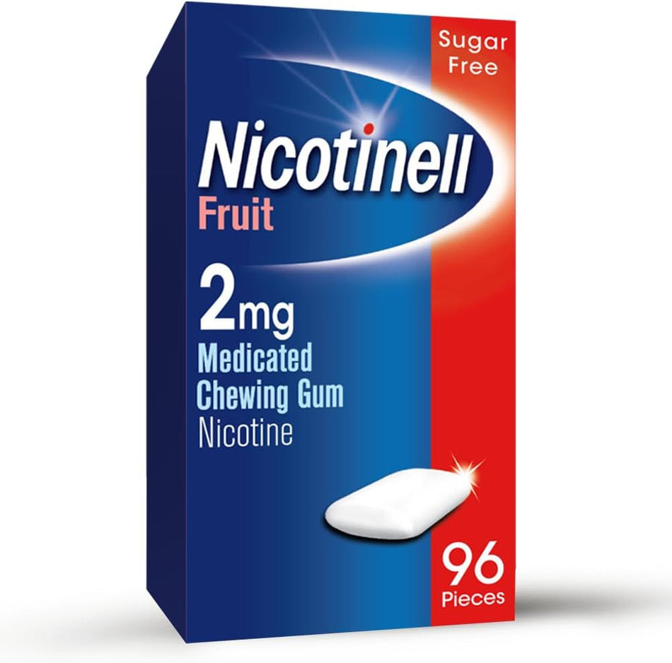 Nicotinell Gum 2mg Fruit - 96 Pieces