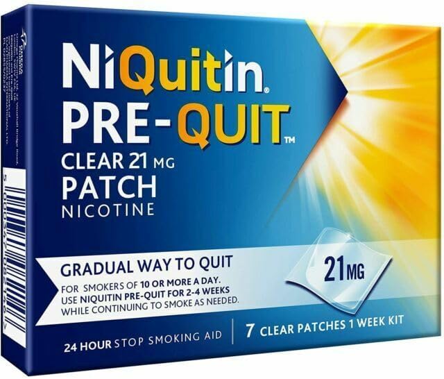 Niquitin 21mg Pre Quit Clear Patch - 7 Patches