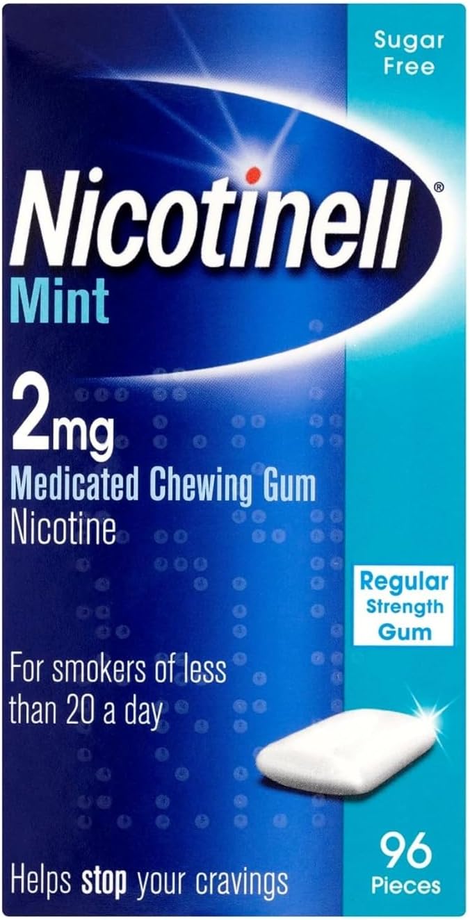 Nicotinell Gum 2mg Mint - 96 Pieces