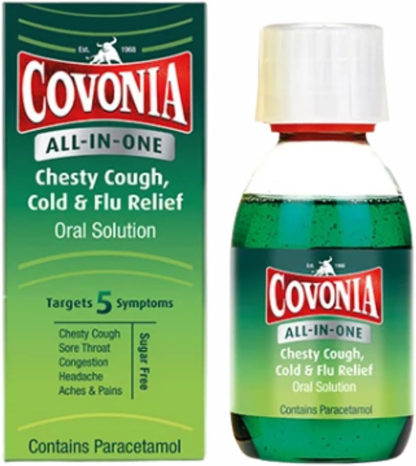 Covonia All-in-One Chesty Cough, Cold & Flu - 160ml