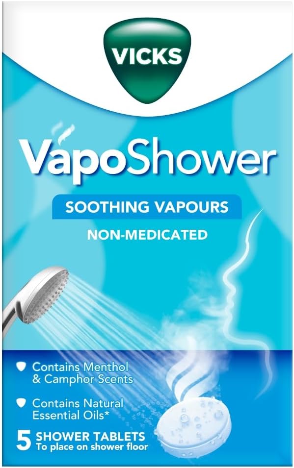 Vicks VapoShower Soothing Vapours Non-Medicated Shower Tablets - 5 Tablets