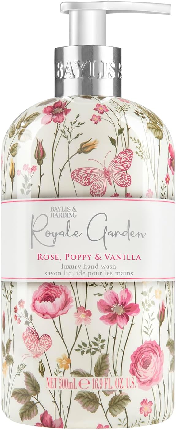 Baylis & Harding Royale Garden Rose, Poppy & Vanilla Hand Wash - 500ml