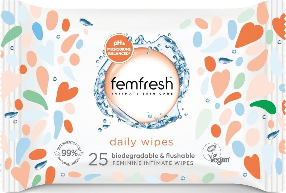 Femfresh Daily Wipes - 25 Wipes
