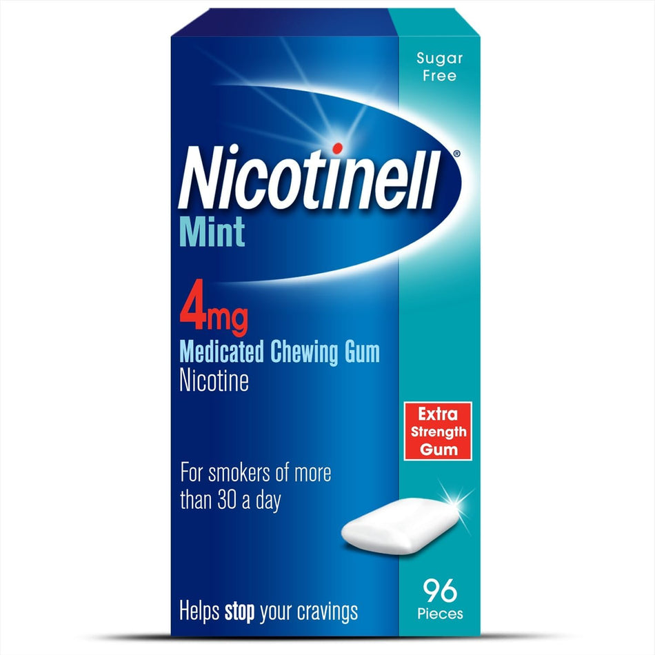 Nicotinell Gum 4mg Mint - 96 Pieces