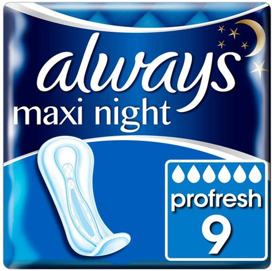 Always Maxi Night ProFresh - 9 Pads