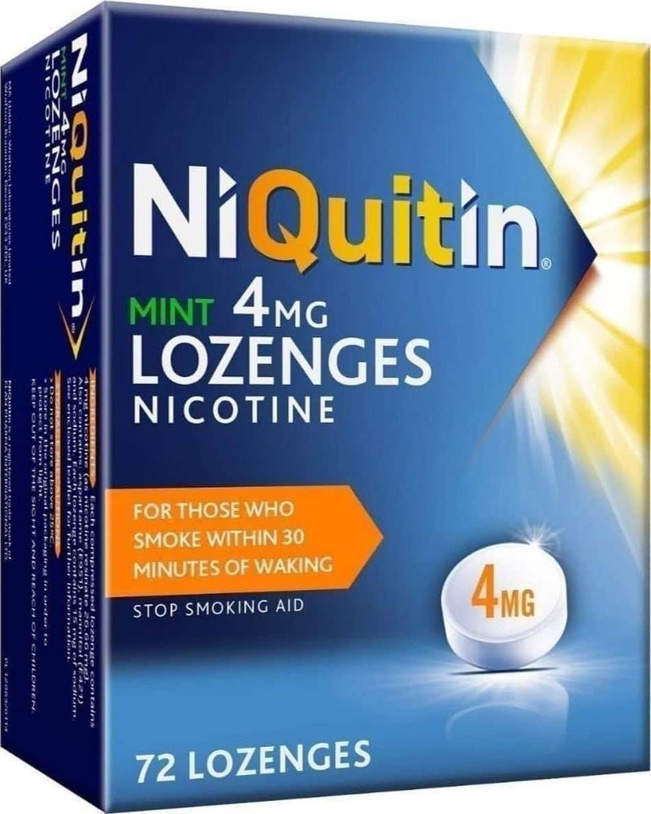 Niquitin Lozenge Mint 4mg - 72 Lozenges