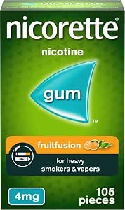 Nicorette Fruitfusion 4mg Gum - 105 Pieces