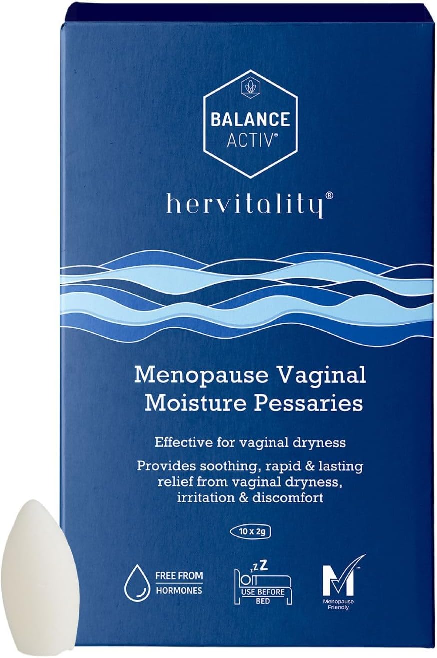 Balance Activ Hervitality Menopause Pessaries - 10 Pessaries