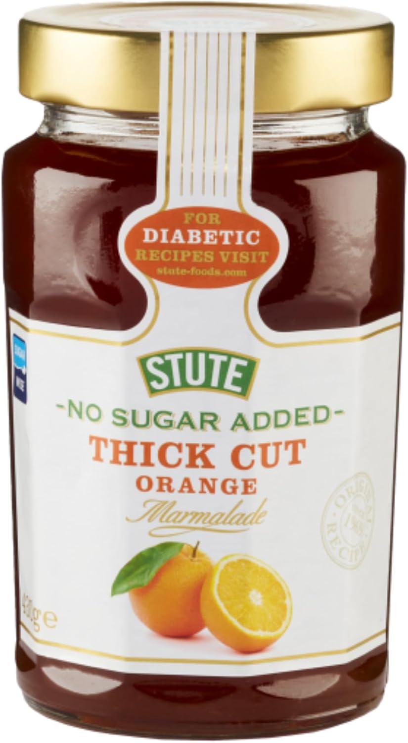 Stute No Sugar Added Thick Cut Orange Marmalade - 430g
