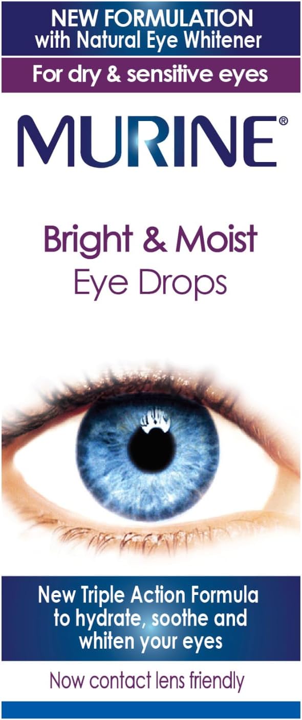 Murine Bright & Moist Eyes Drops - 15ml