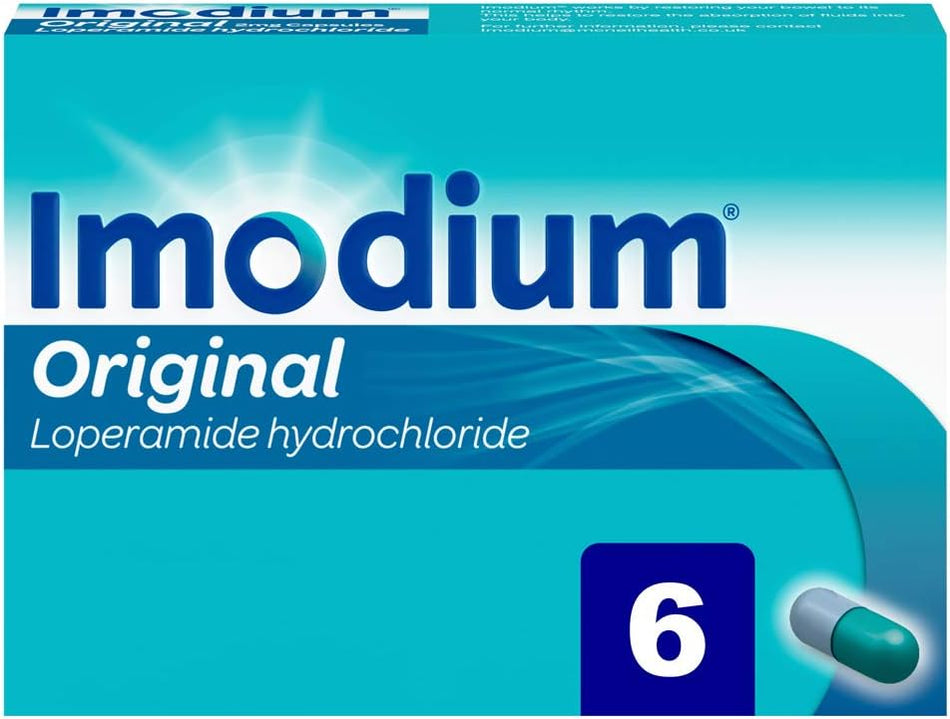 Imodium Original 2mg Capsules - 6 Capsules