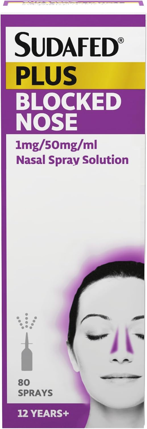 Sudafed Plus Blocked Nose Spray - 10ml