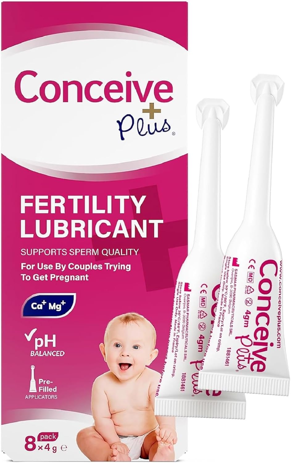 Conceive Plus Fertility Lubricant - 8 x 4g