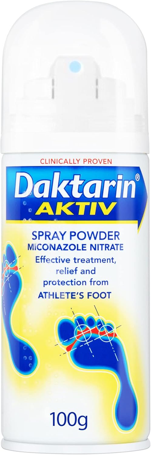 Daktarin Aktiv Athlete's Foot Spray Powder - 100g