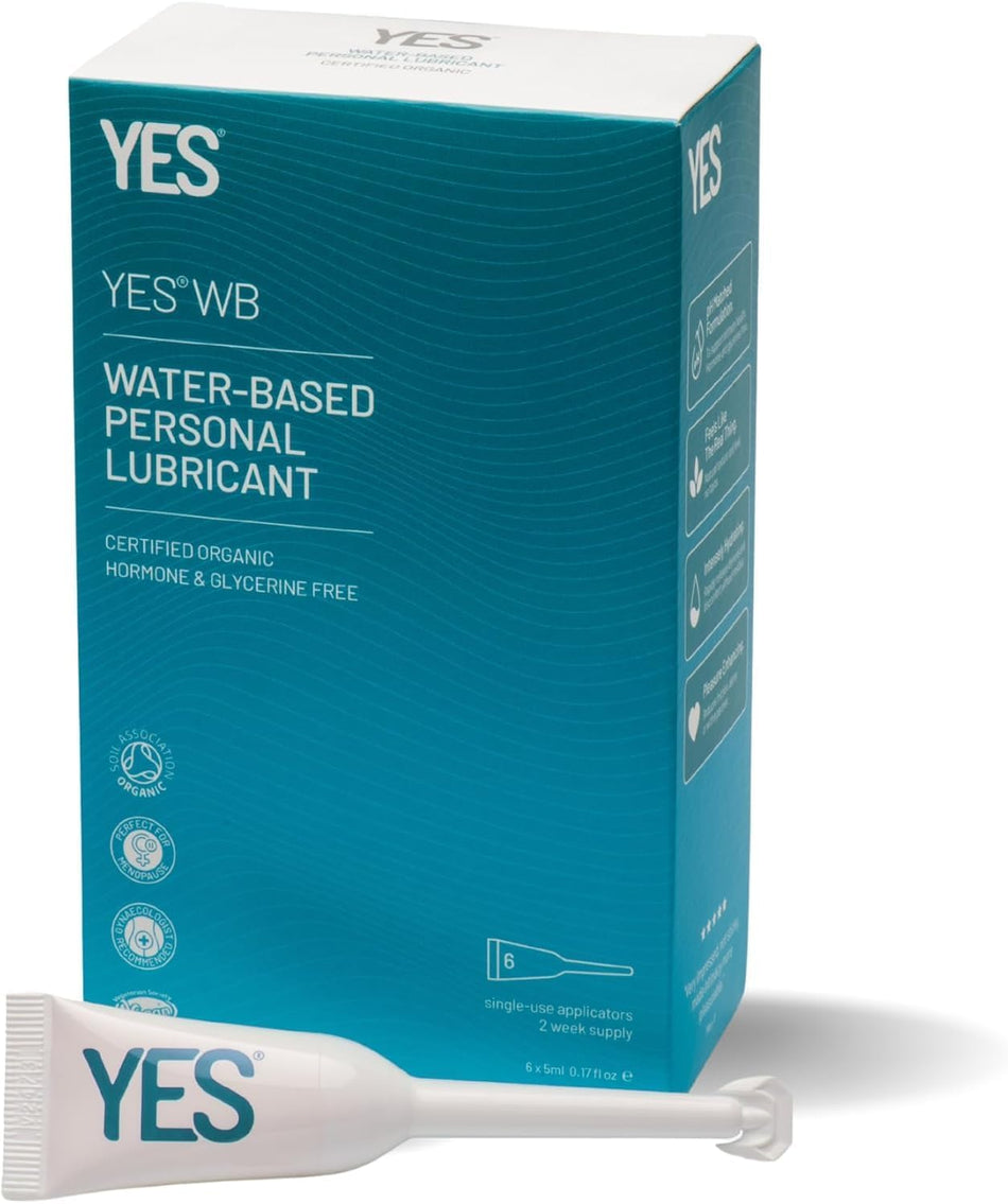YES WB Water-Based Lubricant Applicators - 5 x 5ml