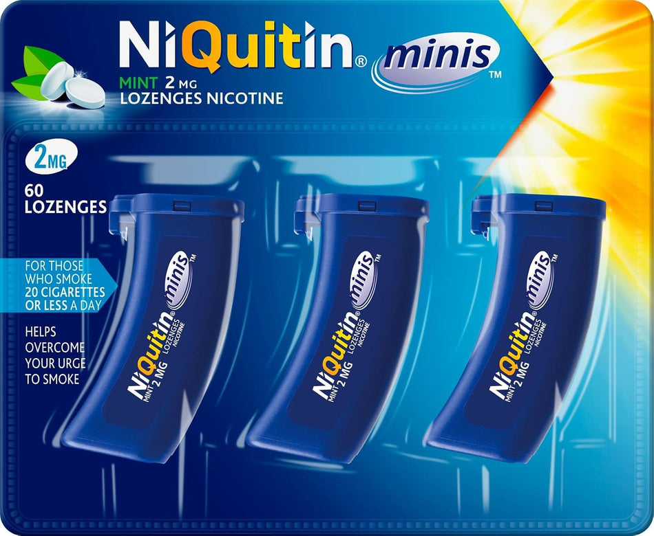 Niquitin Mini Mint 2mg Lozenges - 60 Lozenges