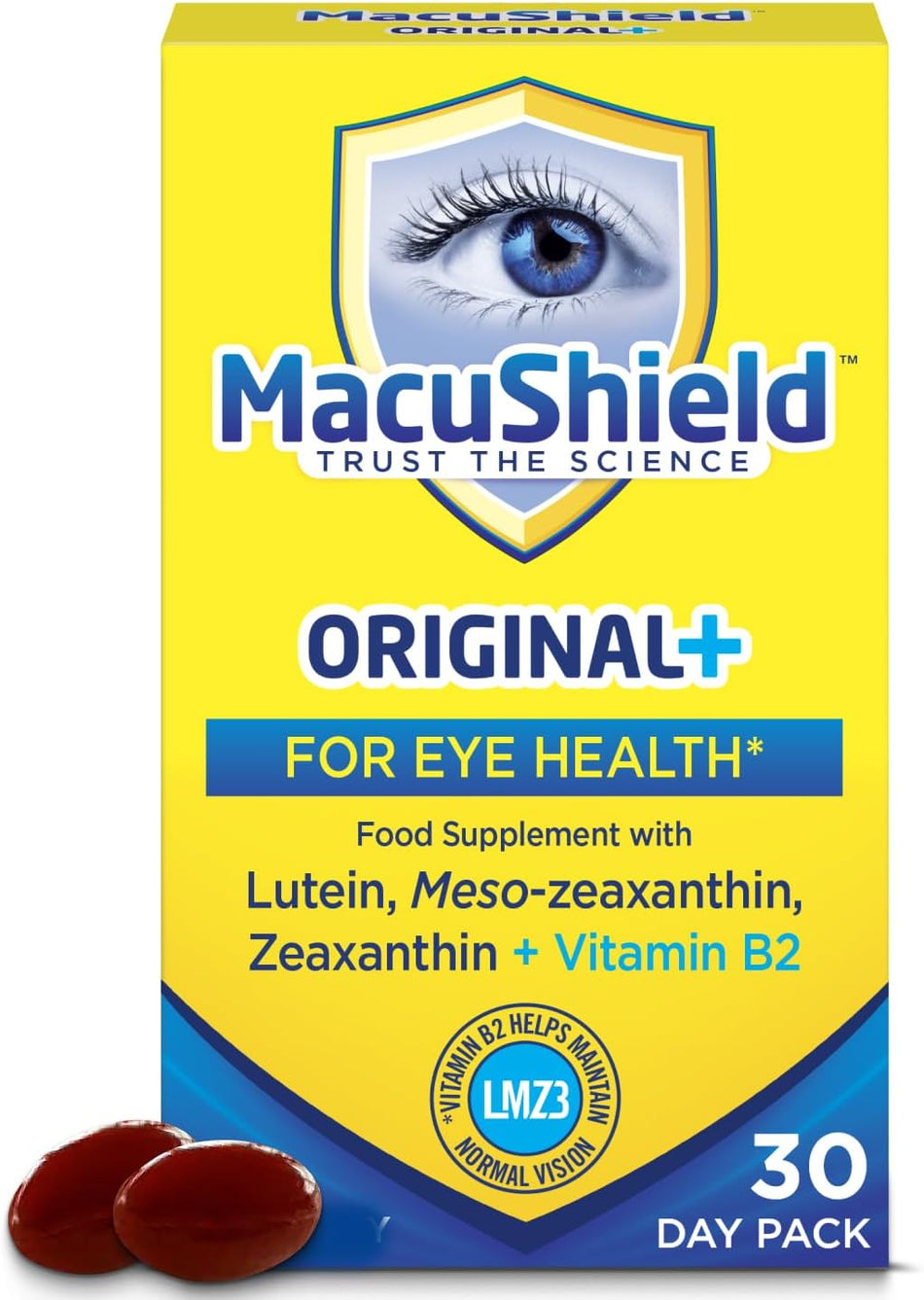 MacuShield Original+ Capsules - 30 Day Pack