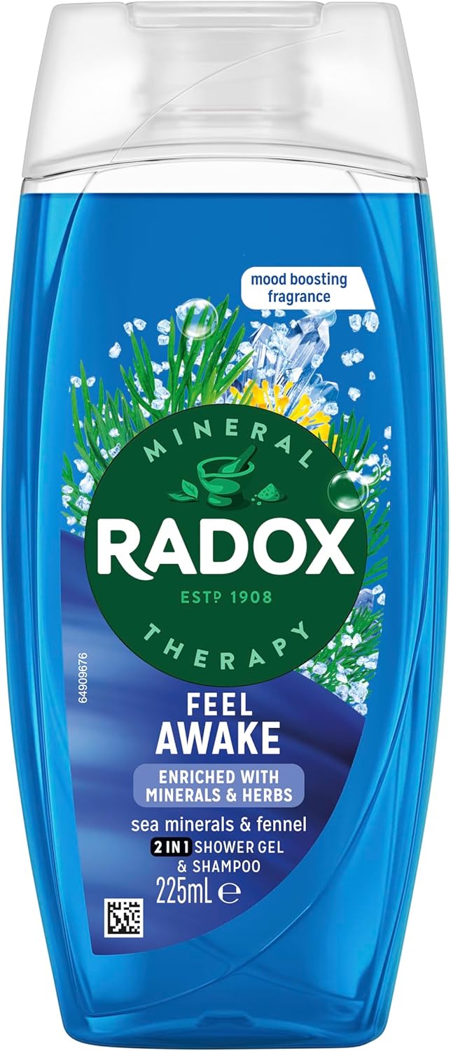 Radox Feel Awake 2in1 Shower Gel & Shampoo - 225ml