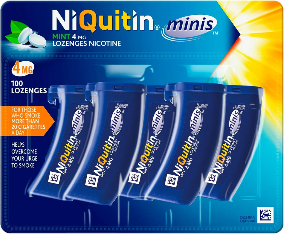 Niquitin Minis 4mg - 100 Pieces