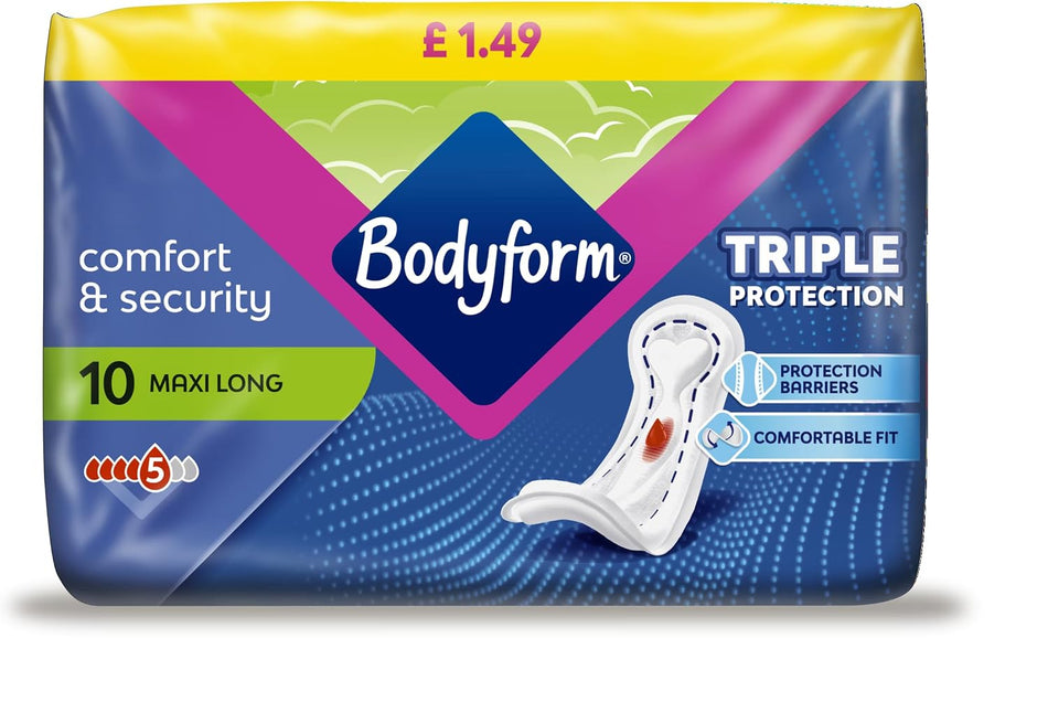 Bodyform Maxi Long - 10 Pads
