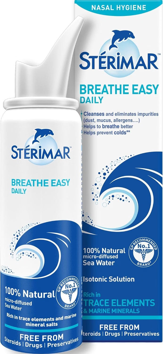 Sterimar Breathe Easy Daily Isotonic Sea Water Nasal Spray - 50ml