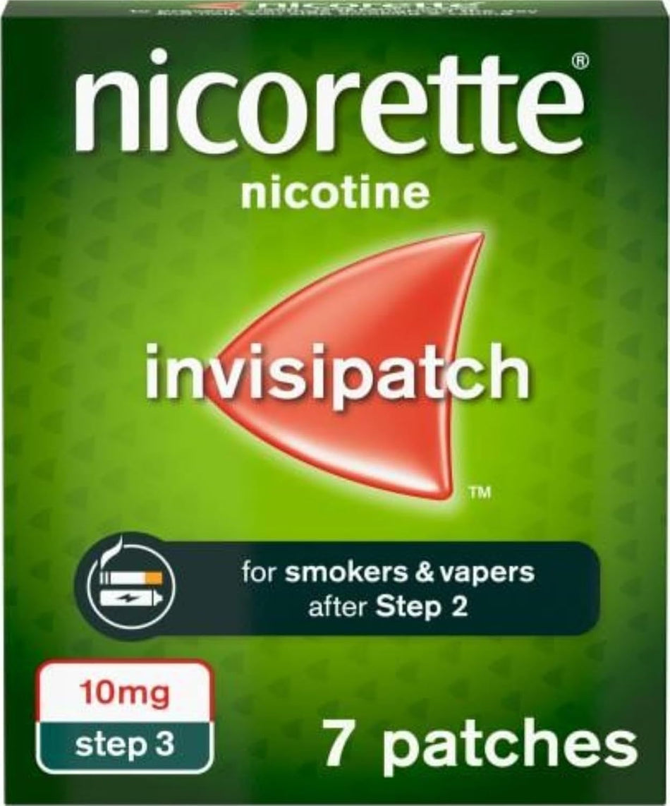 Nicorette Invisi Patch 10mg - 7 Patches