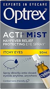 Optrex ActiMist Hayfever Relief Eye Spray Itchy Eyes - 10ml