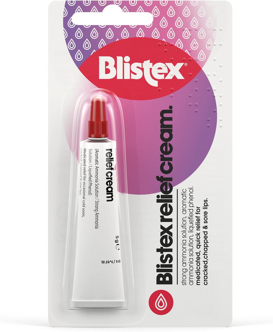 Blistex Relief Cream Cold Sores & Chapped Lips - 5g