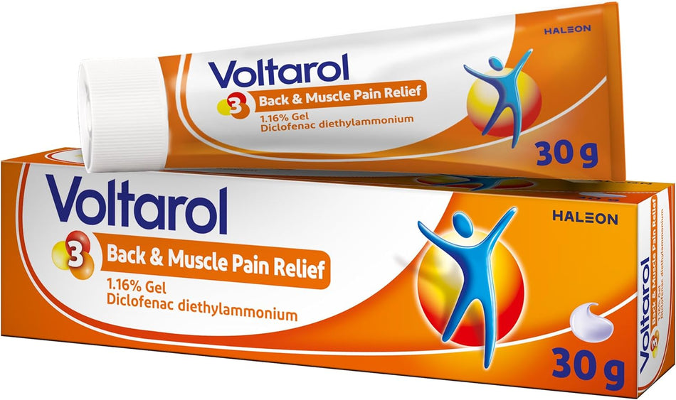 Voltarol Back & Muscle Pain Relief 1.16% Gel - 30g