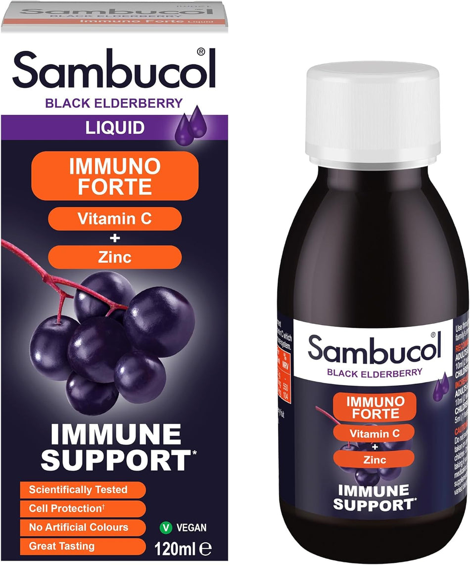 Sambucol Immuno Forte Black Elderberry Liquid - 120ml