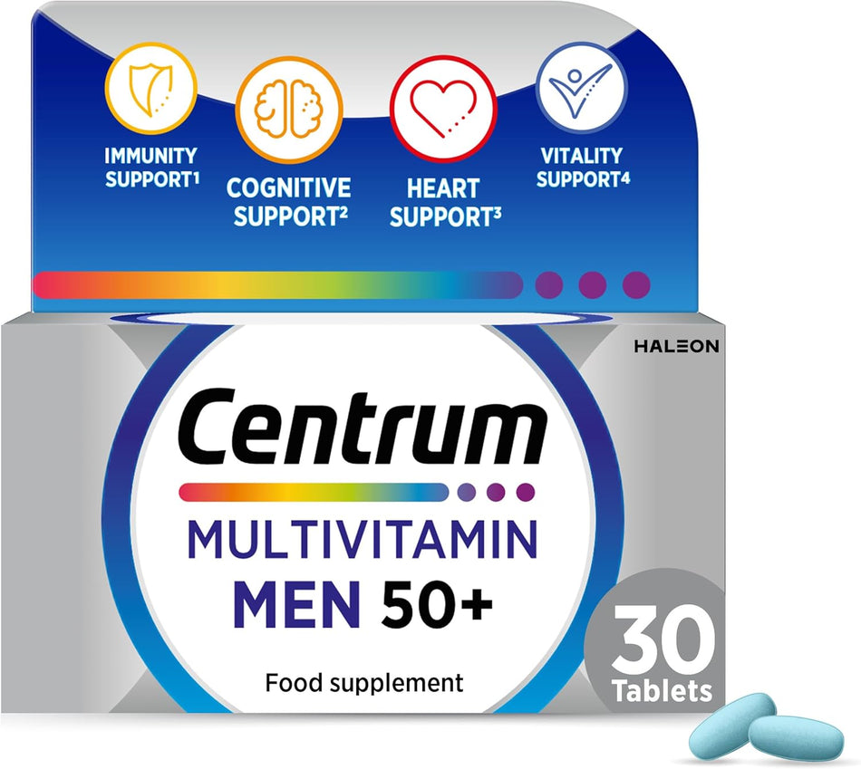 Centrum Men 50+ Multivitamin - 30 Tablets