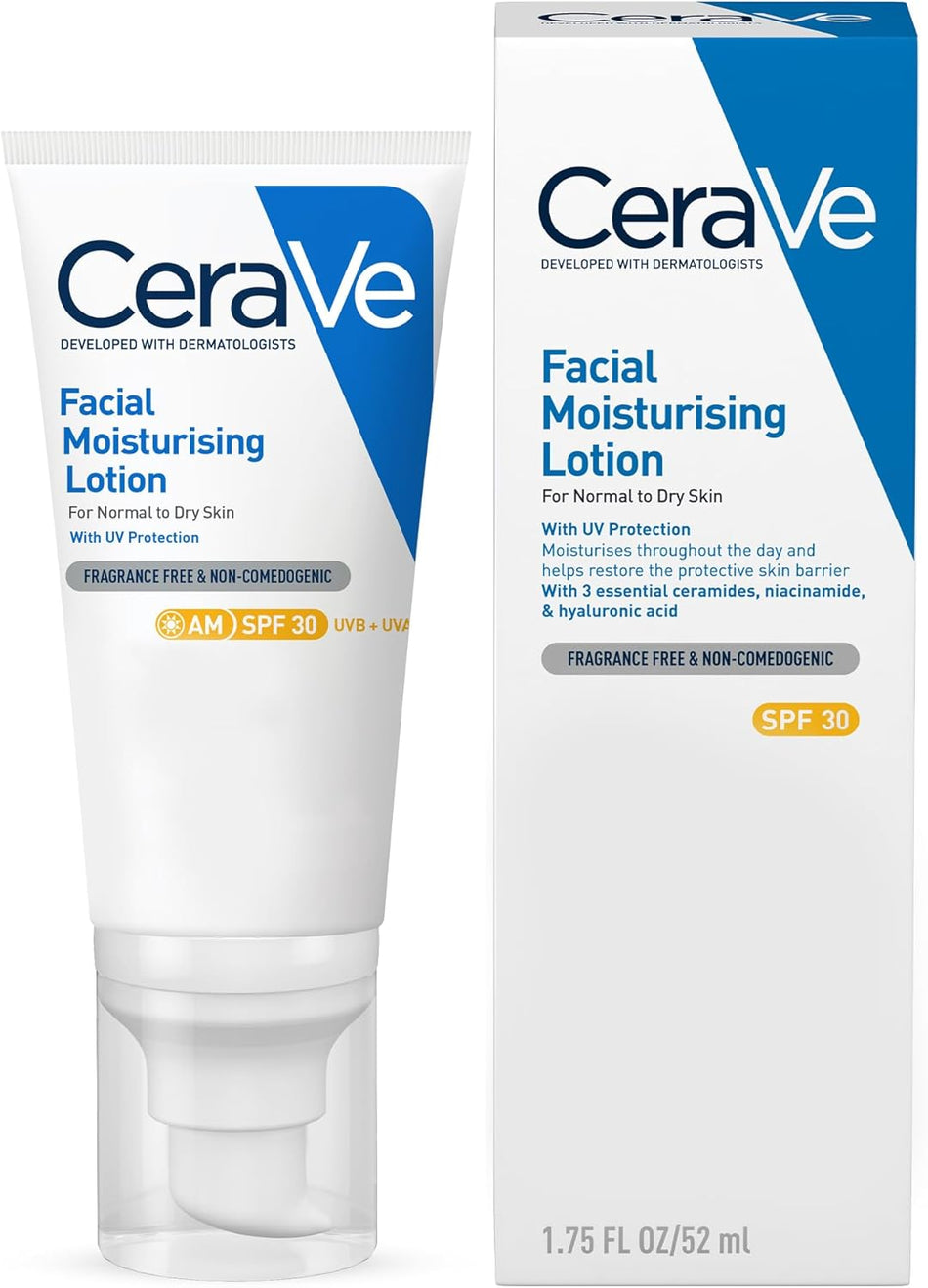 CeraVe Am Facial Moisturising Lotion SPF30 - 52ml