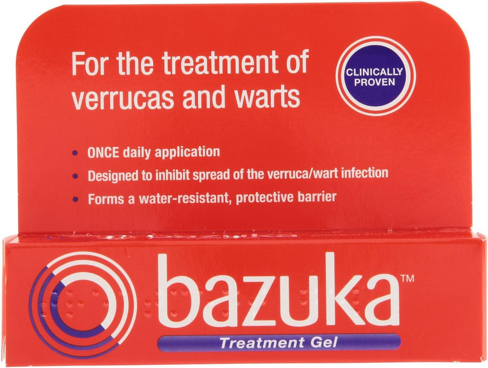 Bazuka Treatment Gel Verruca & Wart Remover - 6g