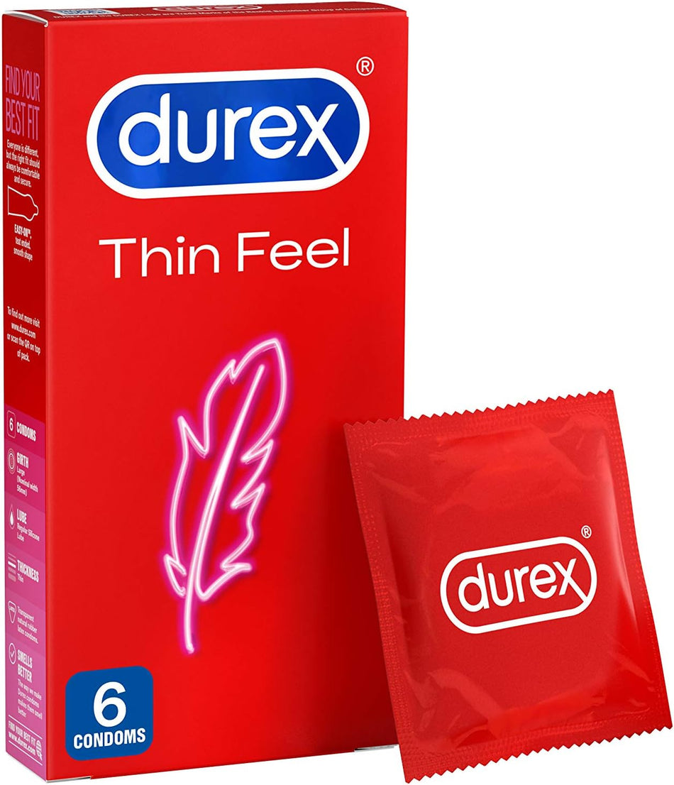 Durex Thin Feel - 6 Condoms