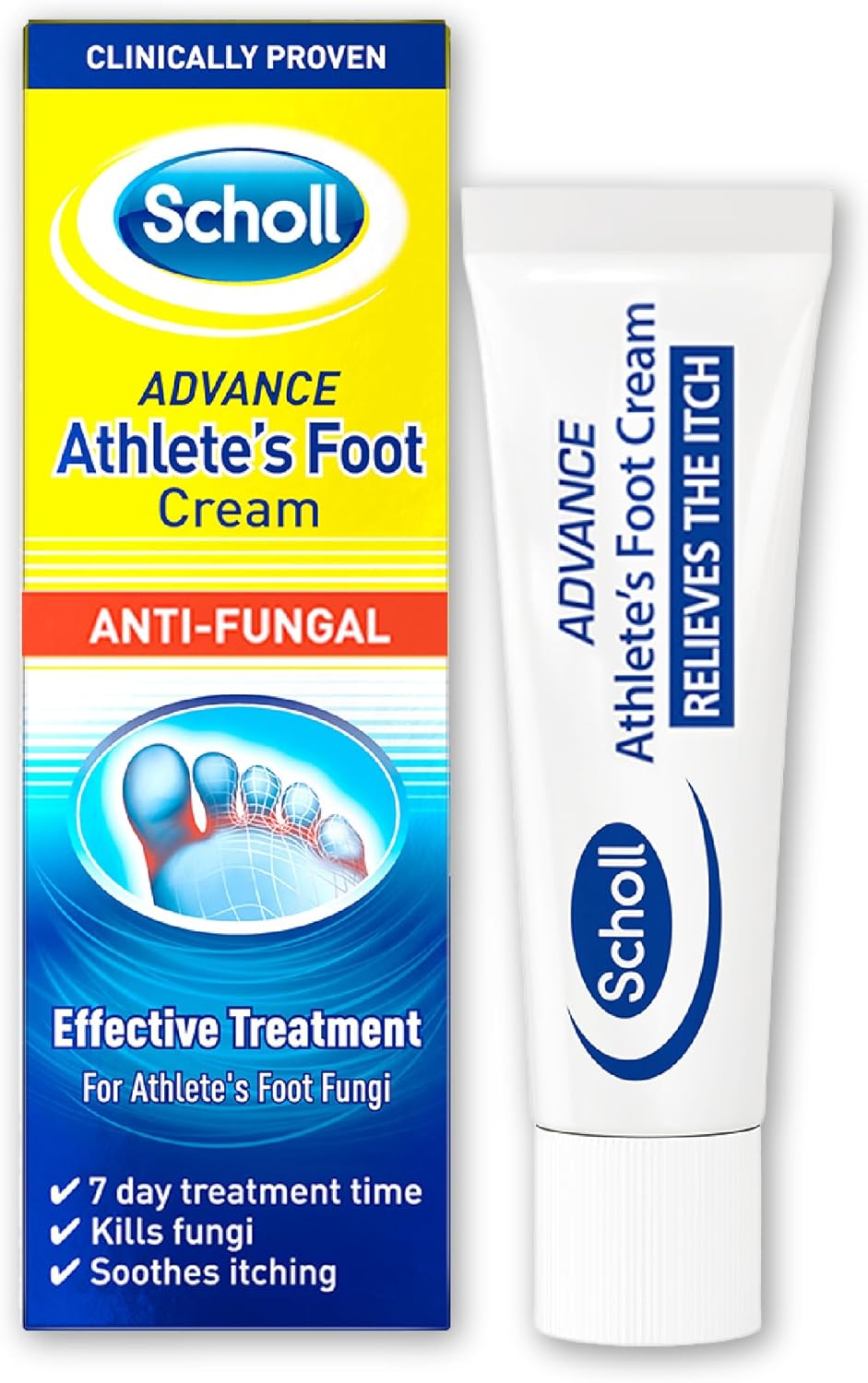 Scholl Advance Athlete's Foot Cream - 15g