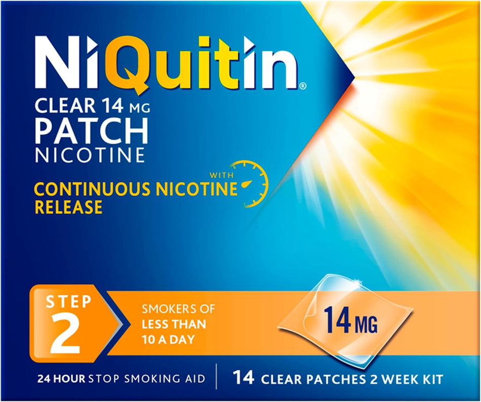 Niquitin Step 2 Patch - 14 Patches - 14mg