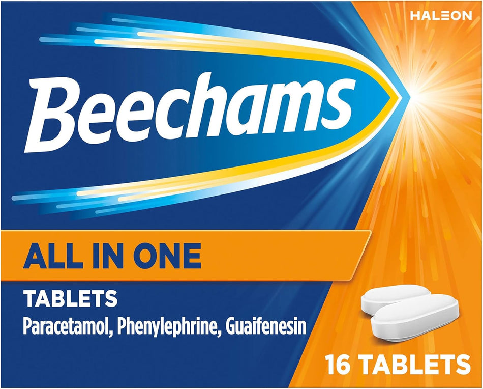 Beechams All in One Tablets - 16 Tablets