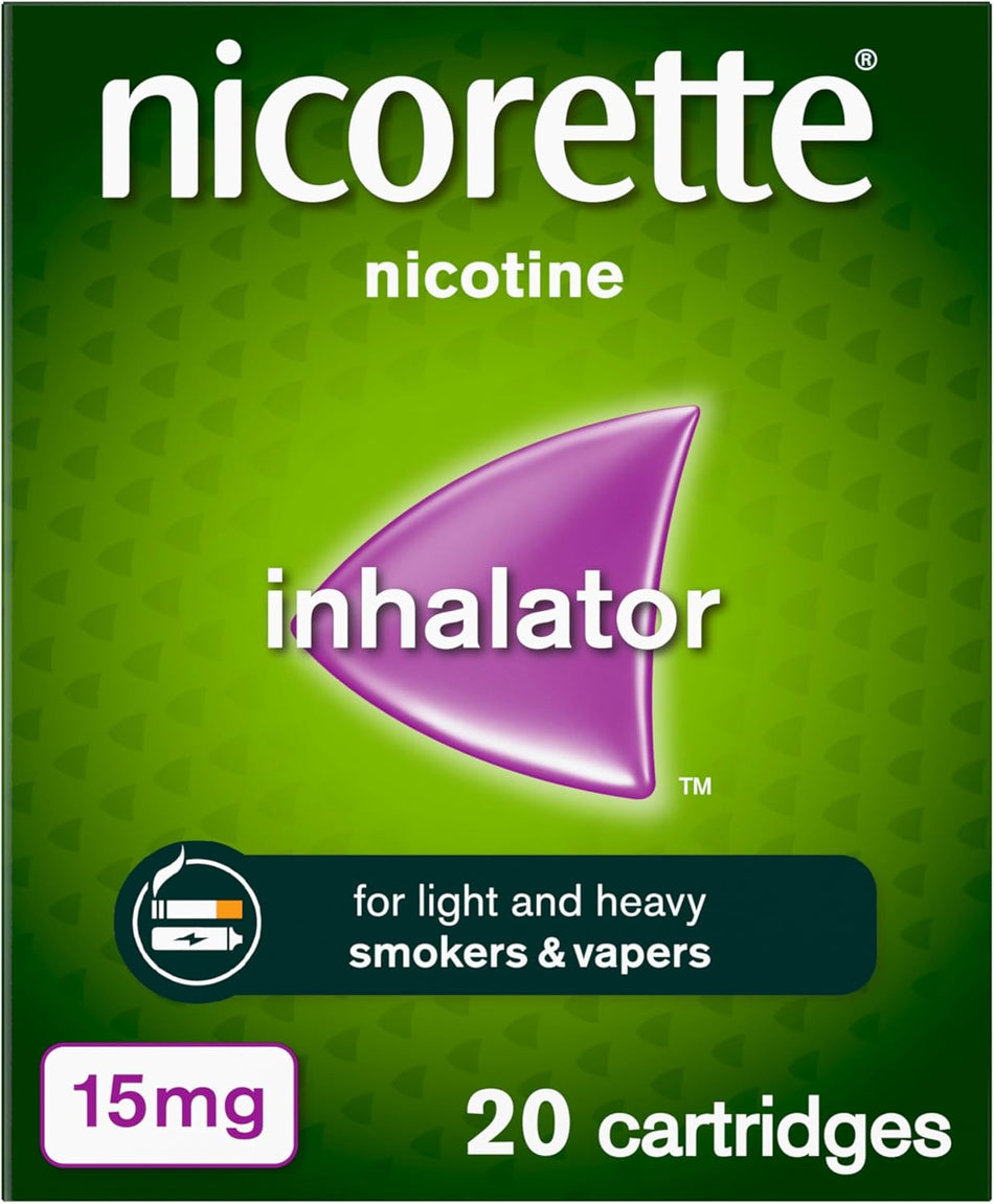 Nicorette Inhalator 15mg - 20 Cartridges