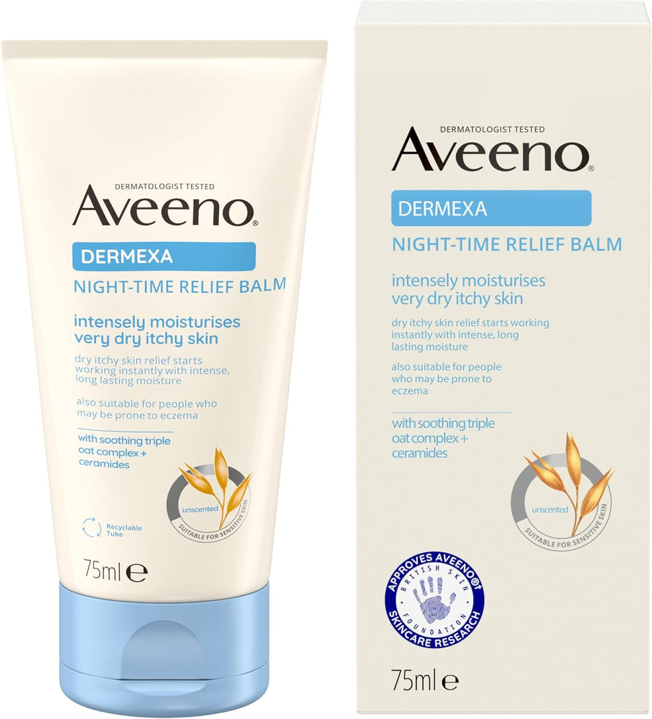 Aveeno Dermexa Night-Time Relief Balm - 75ml