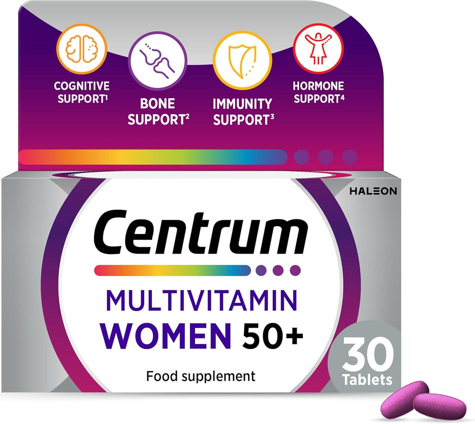 Centrum Women 50+ Multivitamin - 30 Tablets