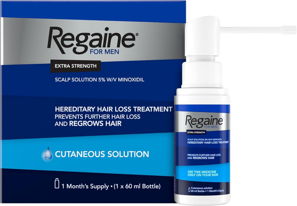 Regaine for Men Extra Strength 5% Minoxidil Solution - 60ml